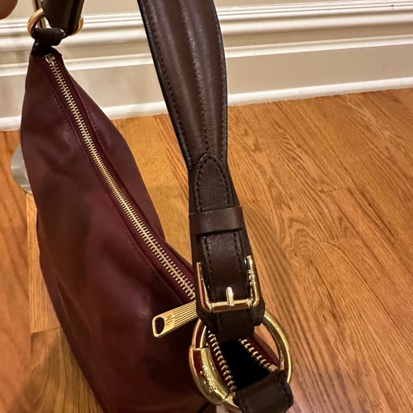 Lauren by Ralph Lauren  Dark Maroon Hobo bag - Picture 14 of 15